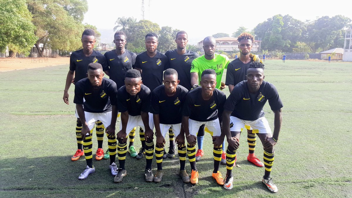 Sierra Leone National Team (Home based)  2 - 1 AIK Freetong

We had the opportunity today to play against the Sierra Leone Home based National Team in a thrilling encounter as the club looks to give the boys that exposure and prepare their minds for the bigger occasions.