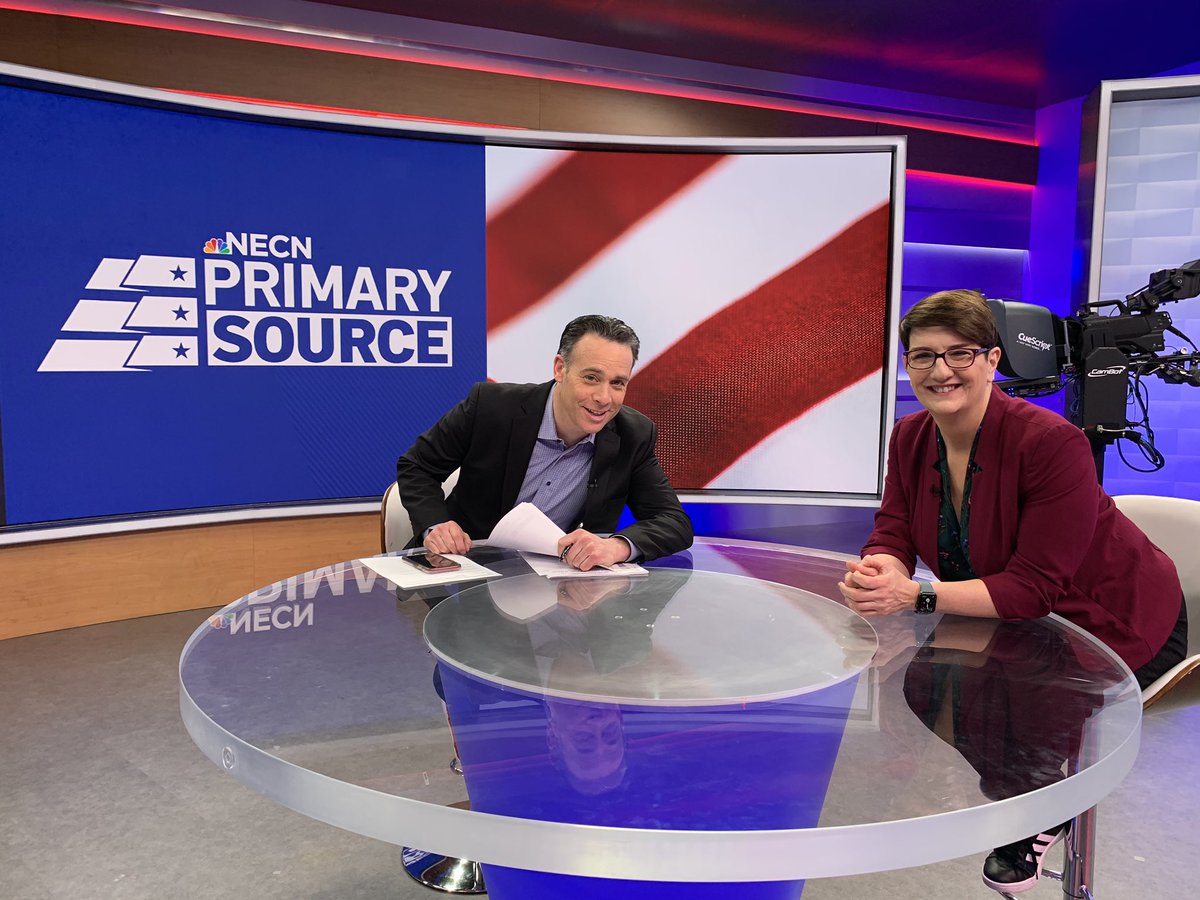 NECNprimary's tweet photo. We are leaning into our final show. Tune into @NECN now! #NECNPrimary https://t.co/CcI8FEfB6y