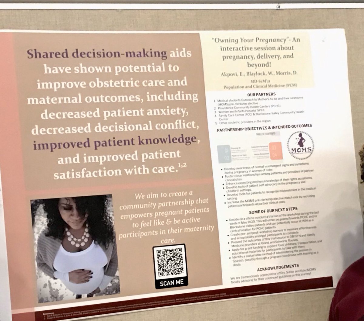 MBKoleMD's tweet photo. Proud to #mentor these future leaders in #WomensHealth. Improving obstetric care through shared-decision making. Now to find them some funding! @BrownMedicine @womenandinfants https://t.co/P4DsdnCeoK