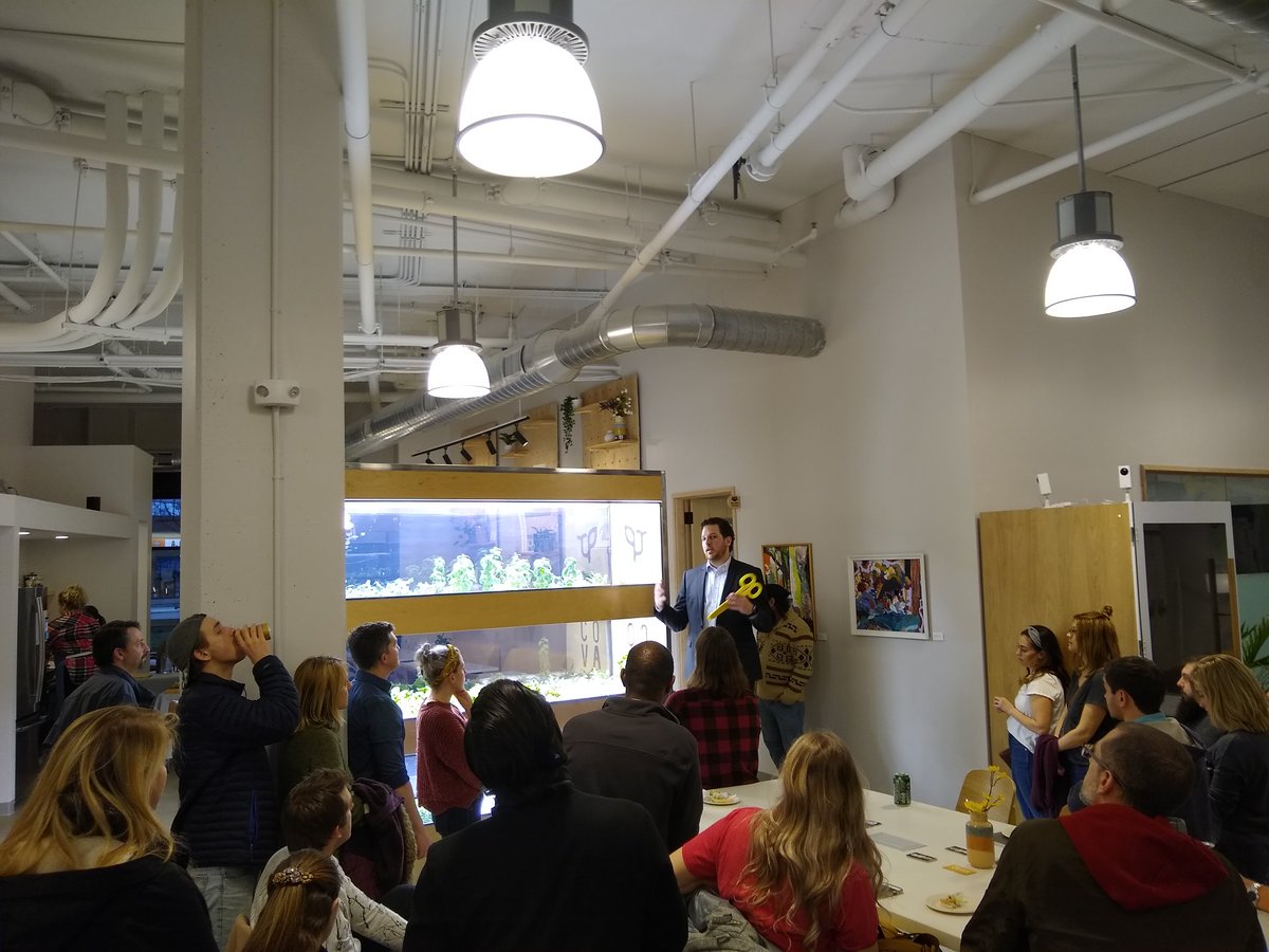 iCBL_Lab's tweet photo. Great event @RootsUpFarms! The work in sustainable urban farming has a lot of potential. We look forward to partnership! @OhioStU_EED https://t.co/i5sBLjVnxx