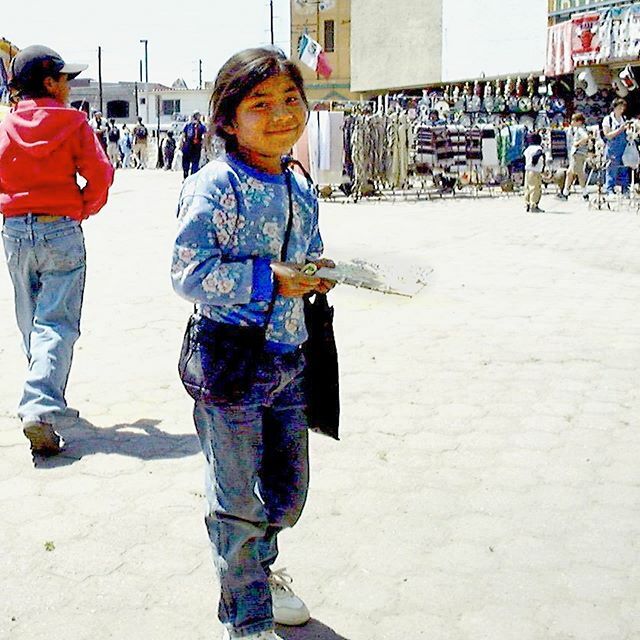 ejmcgehee's tweet photo. In 1999 she was selling sticks of gum to tourist near the border in Tijuana, Baja, Mexico. I often think about her and wonder where she is today.  The border was a friendlier place then. #internationalwomensday © 1999 Earl McGehee. https://t.co/EhuFZMZUVN https://t.co/DHSIUWL3N7