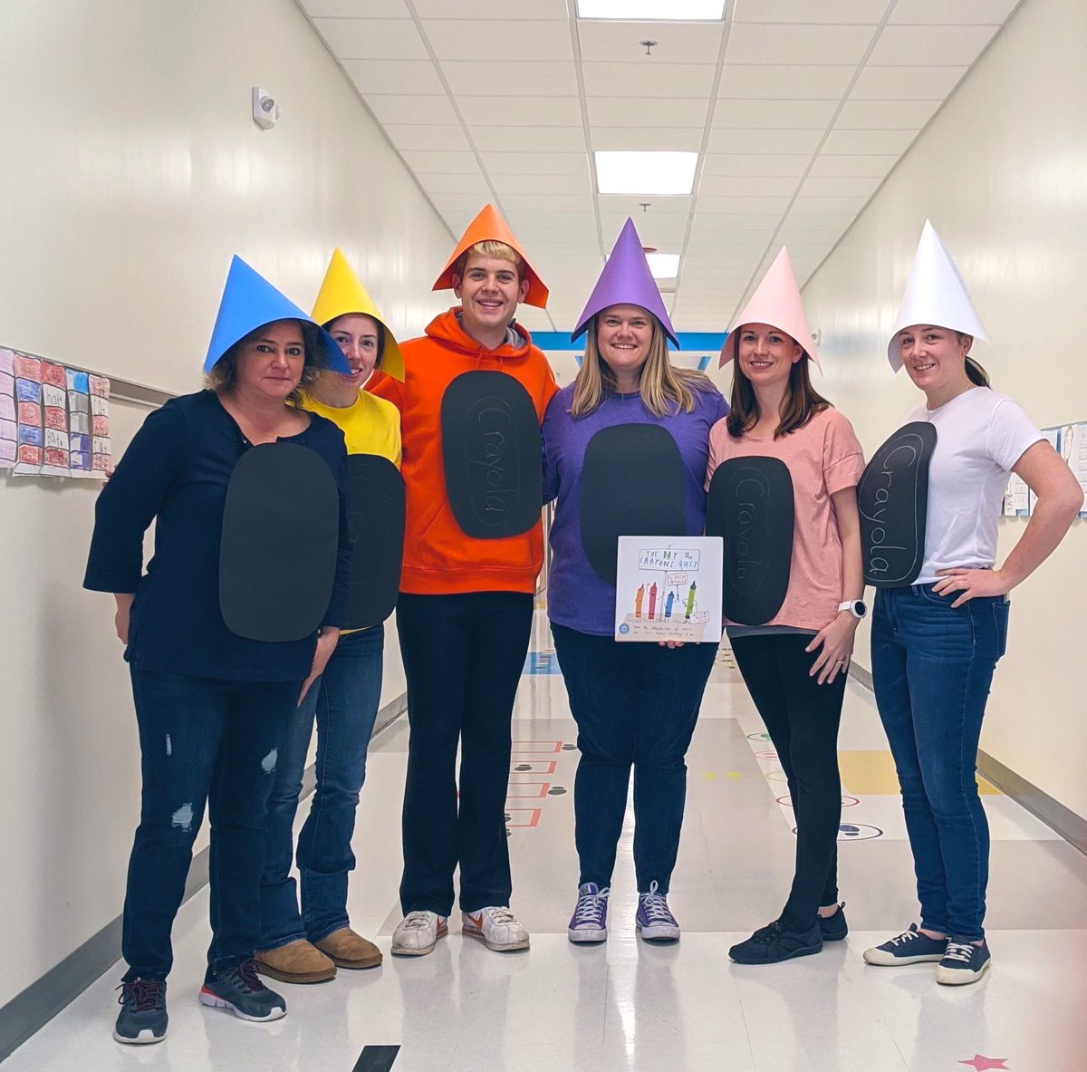 Book Character Day <a href="/BuckhornCreekES/">Buckhorn Creek ES</a>  Meet the crayons from, “The Day the Crayons Quit.” We had a lot of fun quoting the book throughout the day!