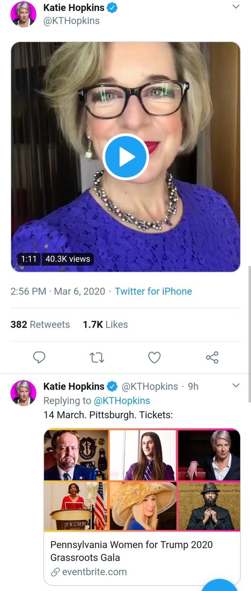 ALT_KTHopkins's tweet photo. Who would like to pay $100-$2,500 to listen to me tell you why you should vote for Trump when you've probably already decided you're going to vote for Trump. For just $50 more, I can also tell you your hair colour #NotAGrift x
@KTHopkins #KatieHopkins https://t.co/90ckfvRGc0