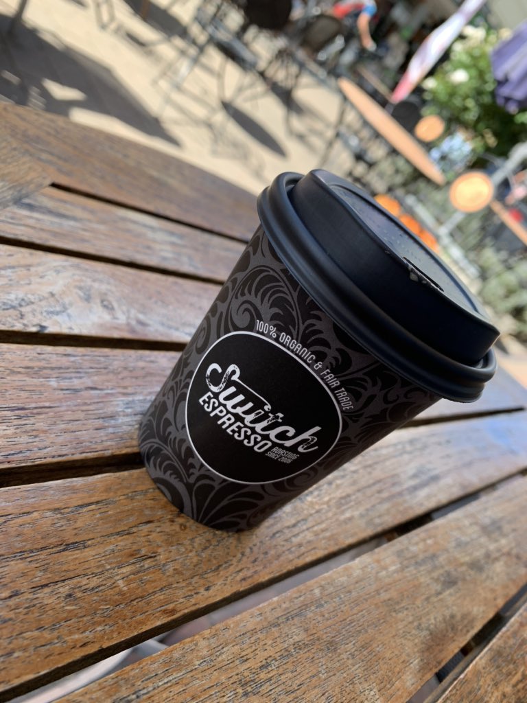 WhiskyAndWisdom's tweet photo. A wee dram of coffee before hitting the goodness that is #Dramfest NZ. You’ll probably find me tethered to the Glenfarclas stand worshipping @GlenfarclasDist. https://t.co/RKstQJFy3t