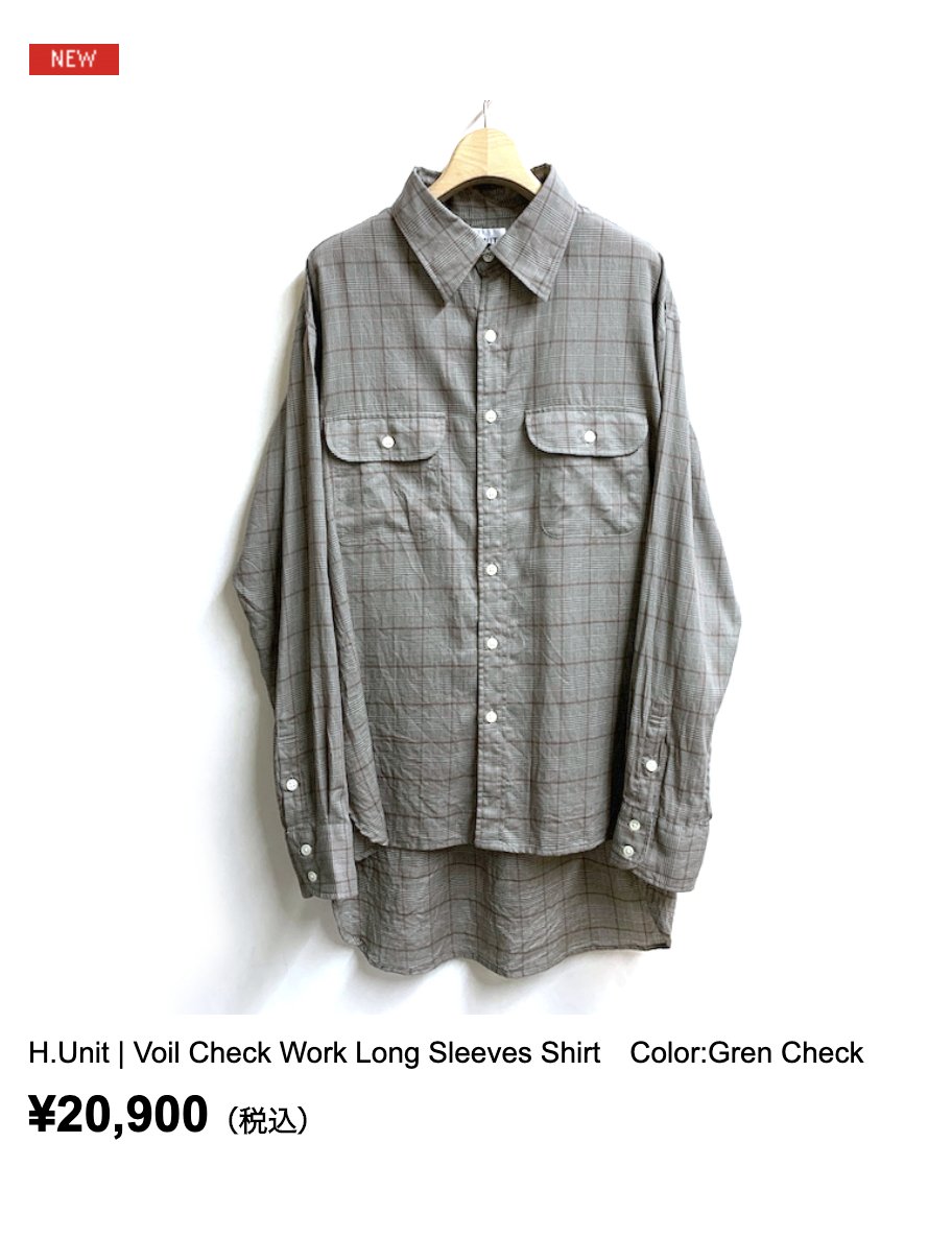 BUGGYBUGSSHOP's tweet photo. オンラインアップしました!
▶︎H.Unit 
Madras Check Dorizzler JacketColor:Red
Madras Check Dorizzler JacketColor:Beige
Voil Check Work Long Sleeves ShirtColor:Gren Check
 
URL
https://t.co/3E18sn3urJ

ブランド
#hnit #hユニット https://t.co/xOVpWi7cOT