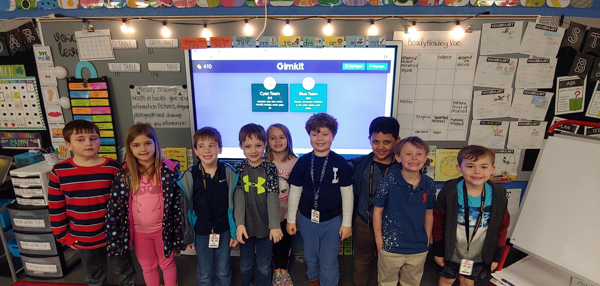 halpin1stgrade's tweet photo. We ❤ using @gimkit for fact fluency practice! Team Cyan for the win!! 🎉 https://t.co/NPsGEHPSF2