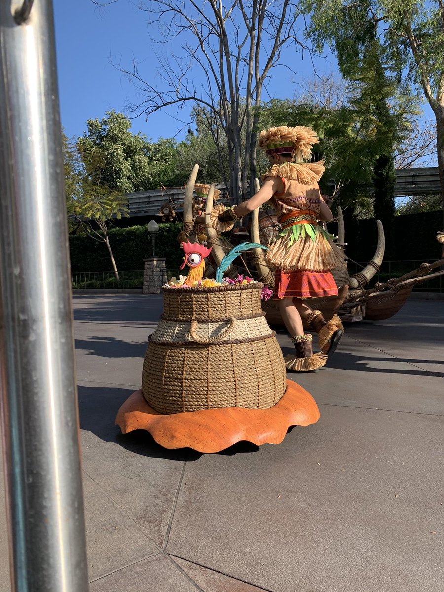 maria_marquezx's tweet photo. Joining the parade for the first time since the movie release in 2016 #Moana along with hay hay and Maui. @Disneyland #201MakLab https://t.co/F8hQyPXM4m