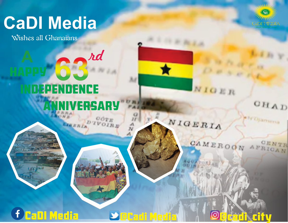 Cadi_media's tweet photo. Happy Independence day to all Ghanaians across the Globe.
CaDI Media, bringing out the vibes in you. https://t.co/MWxcxMsPgW
