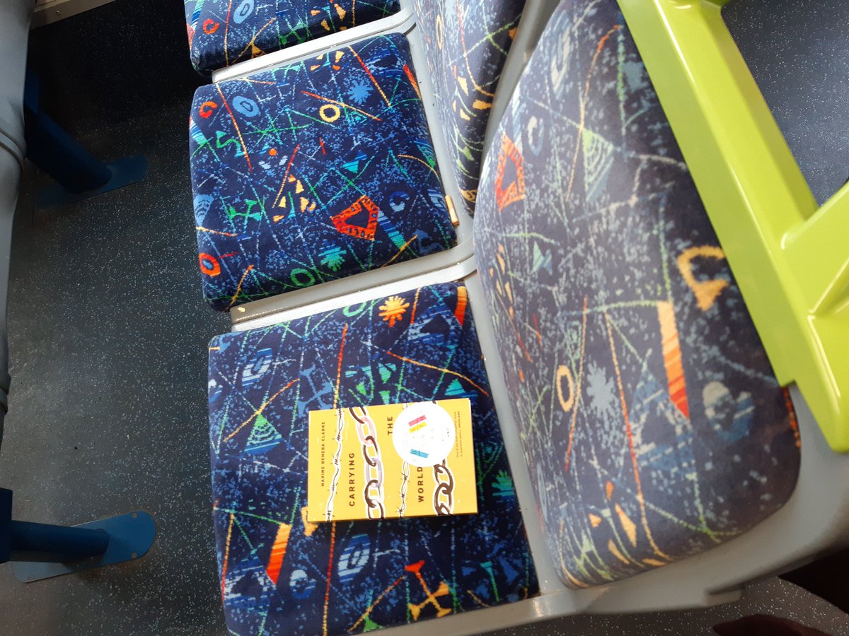 slamup's tweet photo. My second signed @booksontherail #booksontherail #IWDbookdrop is on the outbound Craigieburn line train that just now left Flinders St. https://t.co/LwUVcDAaH6