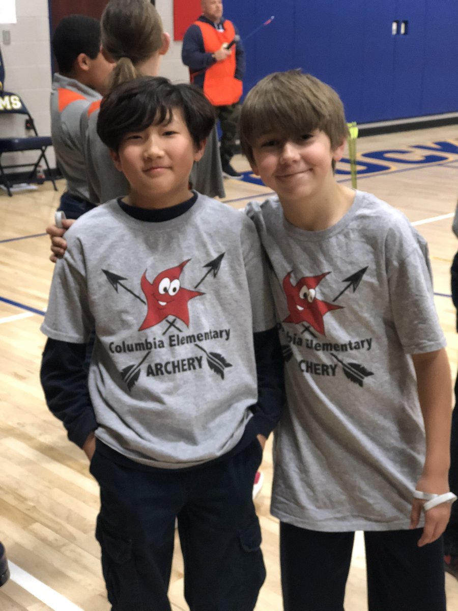 AlysonDurrett's tweet photo. CES Archery did great!  4th place in Elementary! @columbiaeschool #cesastros #CESarchery https://t.co/AroU0NkAhc