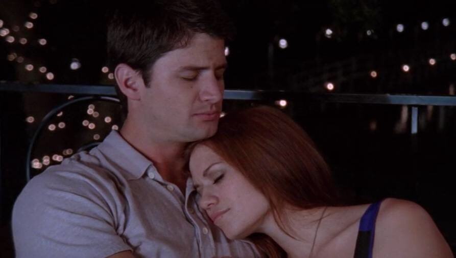 - nathan x haley - one tree hill- SOULMATES - DON'T SAY I NEVER GAVE YOU ANYTHING- so iconic- one of my favorite love stories of all time- the softest- i listen to missing you or dare you to move a lot because of how much i miss them