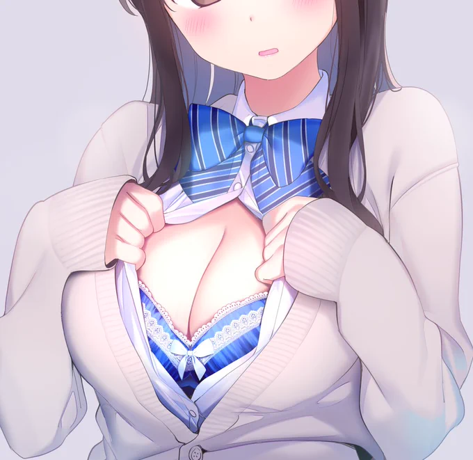 青色下着は好きですか? 