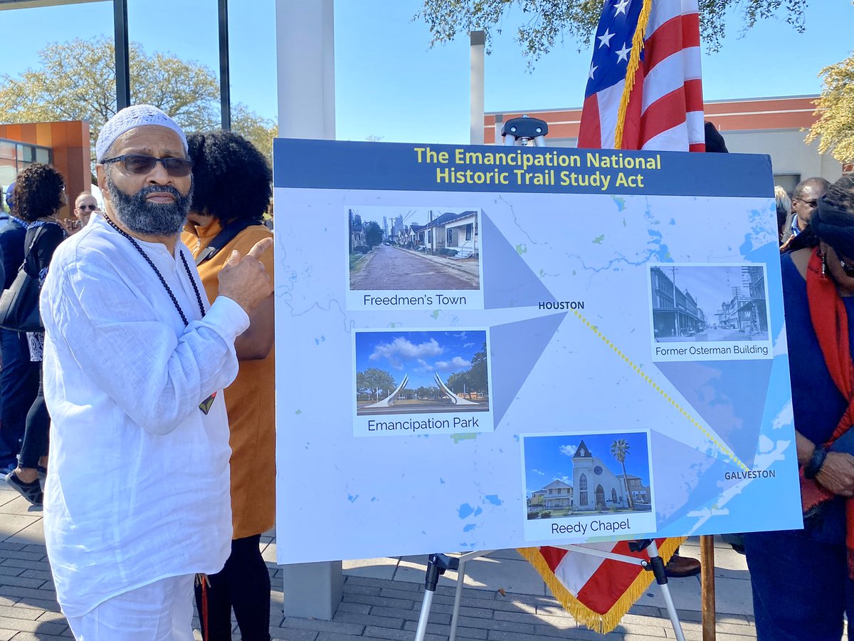 ErinTobz's tweet photo. This was a great announcement and a giant step towards including the stories of slavery in the #completehistory of Texas. @EPConservancy @4Shape @nhannahjones @emarvelous https://t.co/mkmTcKRwVI