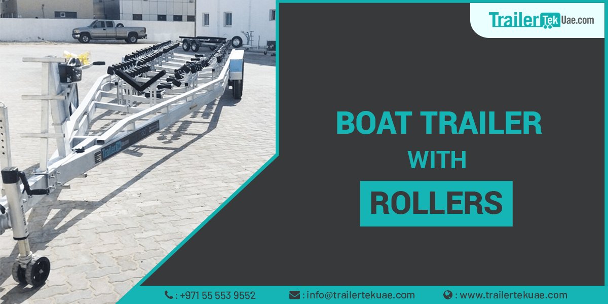 TrailerTekUAE's tweet photo. Let's load you up with amazing #boat trailers with rollers!
Trailer Tek offers hot dipped galvanized roller trailers to fit your boating needs &amp; these #trailers help in sliding your boat 🛥️ on &amp; off. 
Call us on +971555539552 to order your trailer now!
#abudhabi #dubai #custom https://t.co/IatIwuRC86