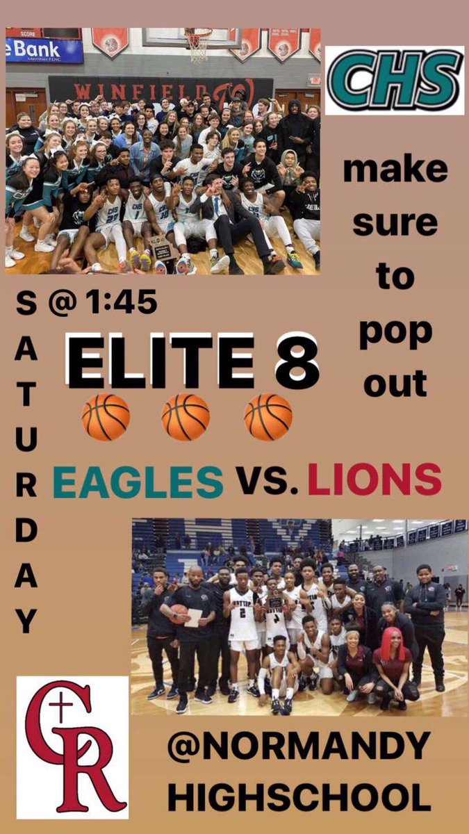 See you there‼️ wear your teal, black, and white🦅🦅
