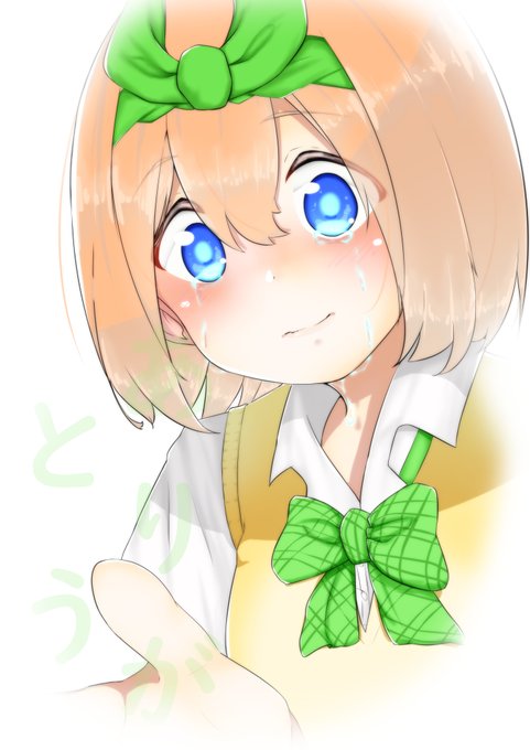 白兎さんがTwitterに投稿した中野四葉(五等分の花嫁)のイラスト。