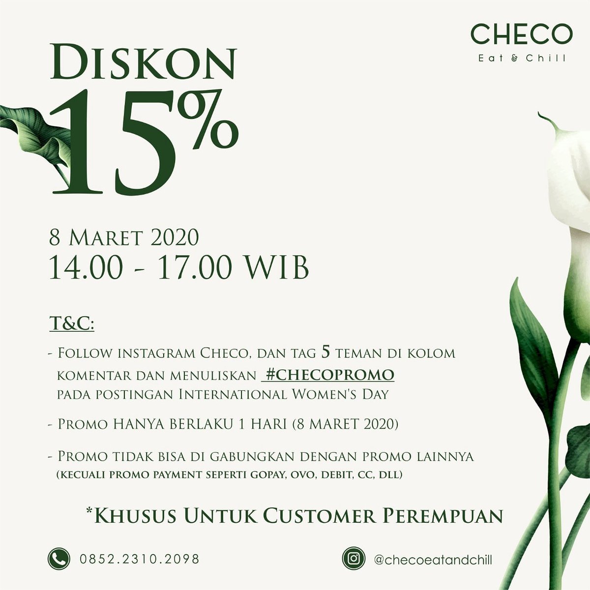 Untuk kalian salah satu makhluk ciptaan Tuhan yang paling menawan⁣
⁣
Untuk kalian yang berjuang mempertahankan senyuman meskipun hidup tidak semudah membalikan telapak tangan⁣
⁣
Untuk kalian yang sangat pantas untuk di sayang⁣
⁣
Happy International Women's Day (besok)