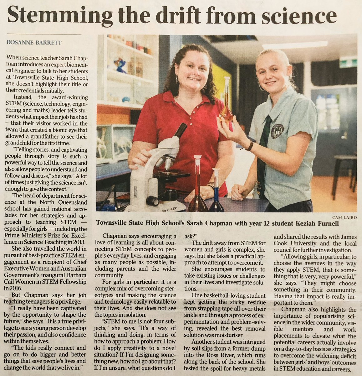 Sarah Chapman tweet media