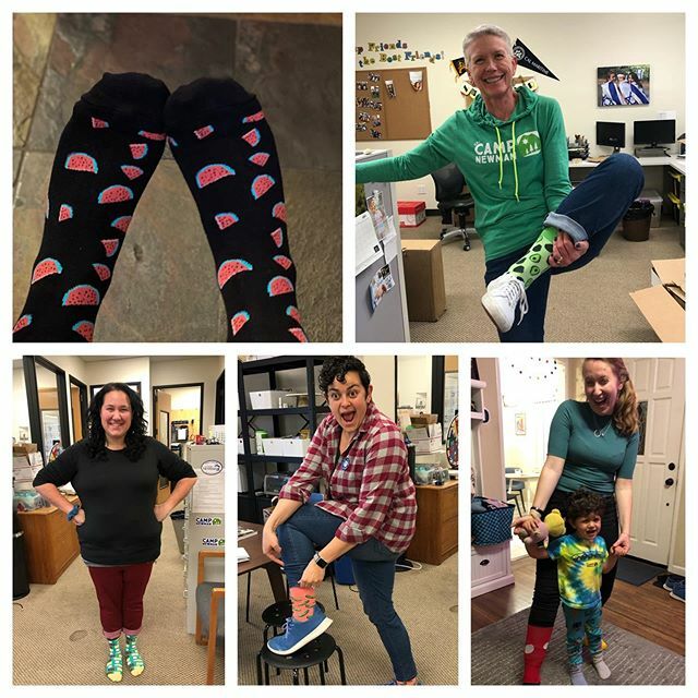 We’re missing Fun Sock Friday!! Less than 100 days until camp begins...do YOU have your socks ready?!!? Shabbat shalom, Camp Newman!!! ift.tt/2TtqHjG