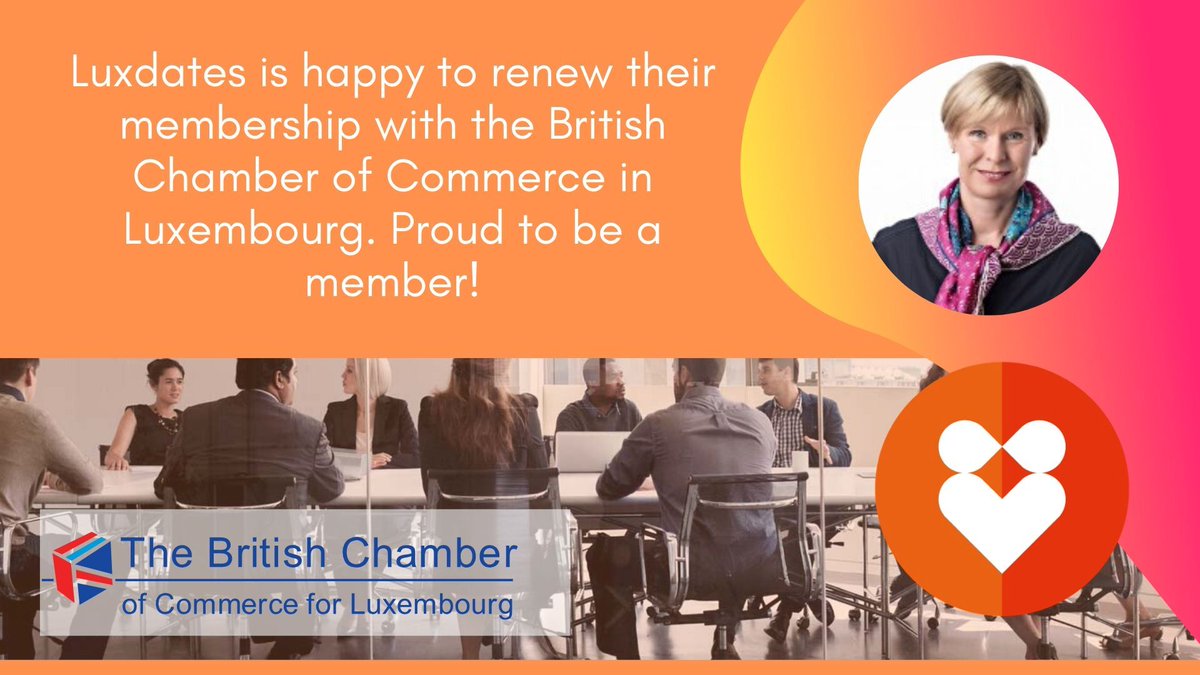 Luxdates's tweet photo. @Luxdates is very happy to renew membership with the @BritChamberLux ! Great people, proud to be a member! #luxdates #dating #luxembourg #matchmaker #keepinggoodcompany #realpeople #authenticpeople #nogolddiggers #datingcoach #relationshipcoach #firstdatekit #love https://t.co/4GvXLLnKSY