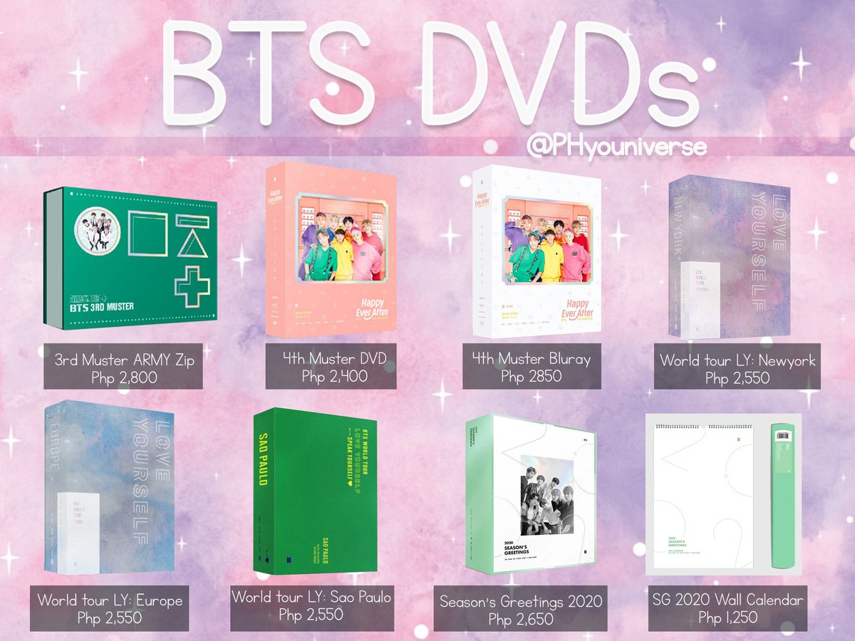Please help RT BTS DVDs Pre-Order PH GO (March Batch) DOO: March