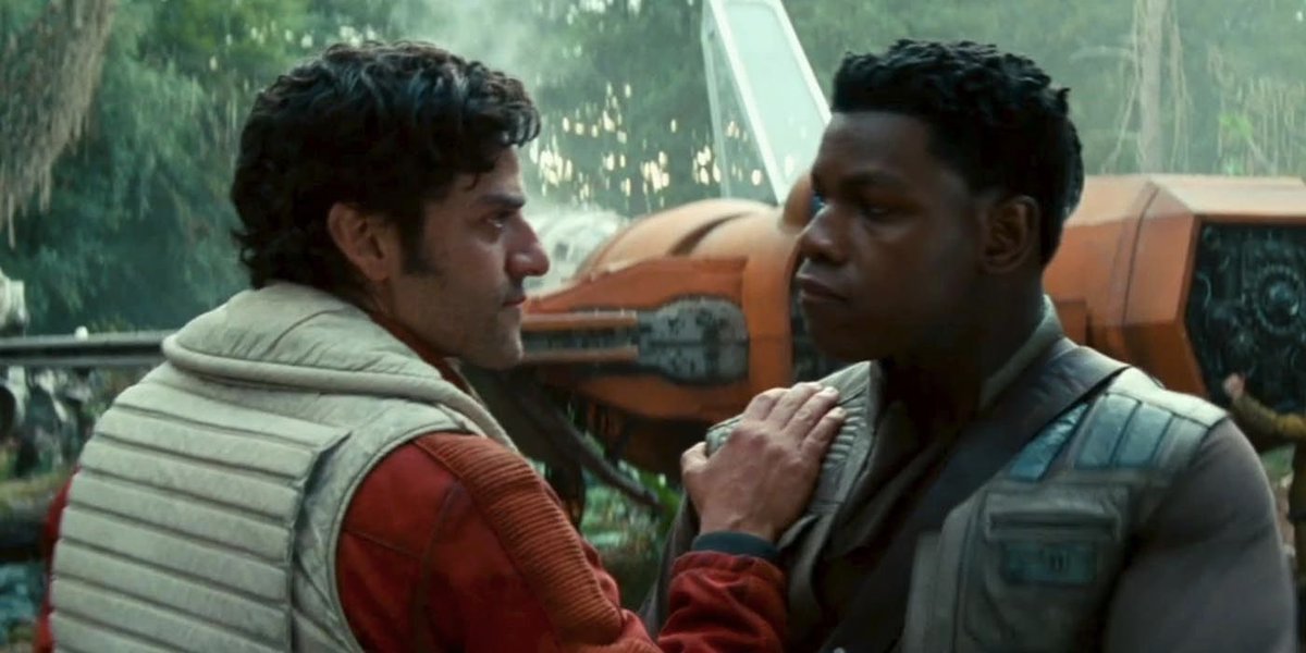 - finn x poe - star wars- they deserved to be boyfriends i hate disney so much - GENERAL. GENERAL. - KEEP IT IT SUIT YOU!!!!- they work so well together we should've seen more of it- they paralleled them with han and leia so much and for WHAT-  their hugs 