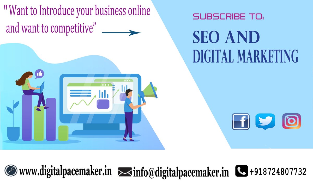 digitalpacemak2's tweet image. &quot;Want to Introduce your business online and want to compete. Subscribe to SEO and Digital Marketing Services, For more visit: digitalpacemaker.in or Call: +918724807732
#searchengineoptimization #socialmediamarketing #ppcmarketing #SEOagency #digitalmarketing #Guwahati #Assam
