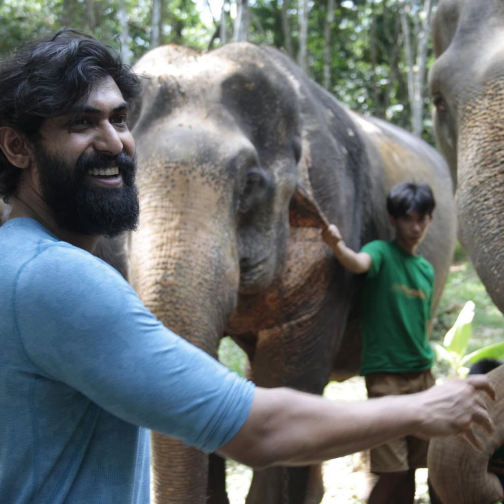 Fridayenter's tweet photo. on the sets of #HaathiMereSaathi
#Aranya and #Kaadan! 

@RanaDaggubati #ranadaggubati #SaturdayThoughts #SaturdayMotivation #Tollywood https://t.co/qAKNqVfy72
