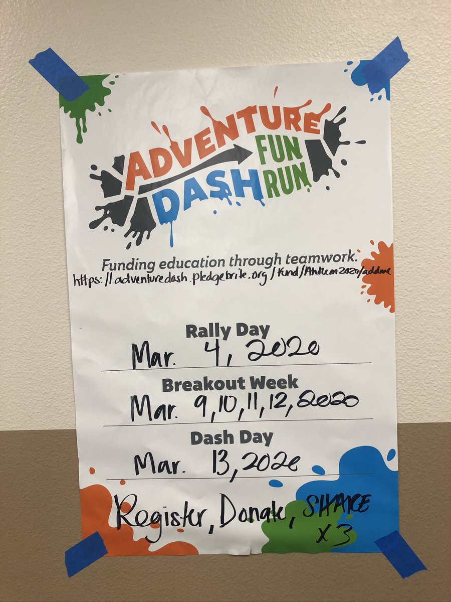 Erath_Miss's tweet photo. Our fundraiser! Thank you for the support! #extraordinary #Adventuredash https://t.co/biEr2bmuSY