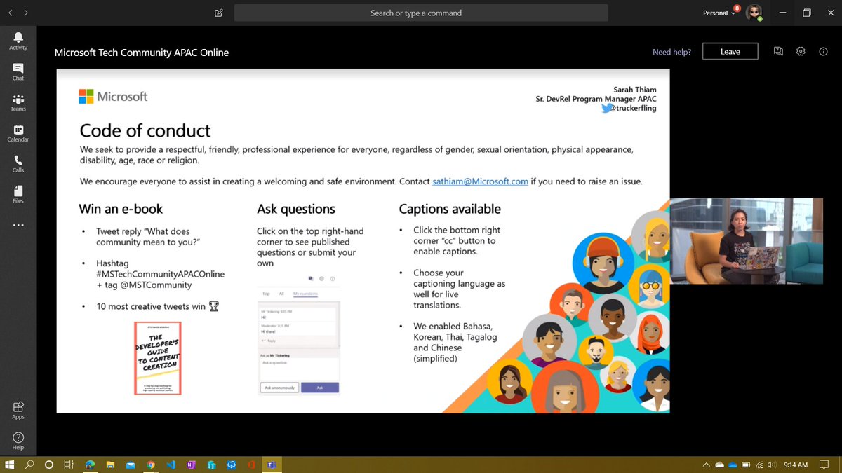 anjCerbolles's tweet photo. We are now live! #MSTechCommunityAPACOnline @MSTCommunity https://t.co/WRQLinfeu5