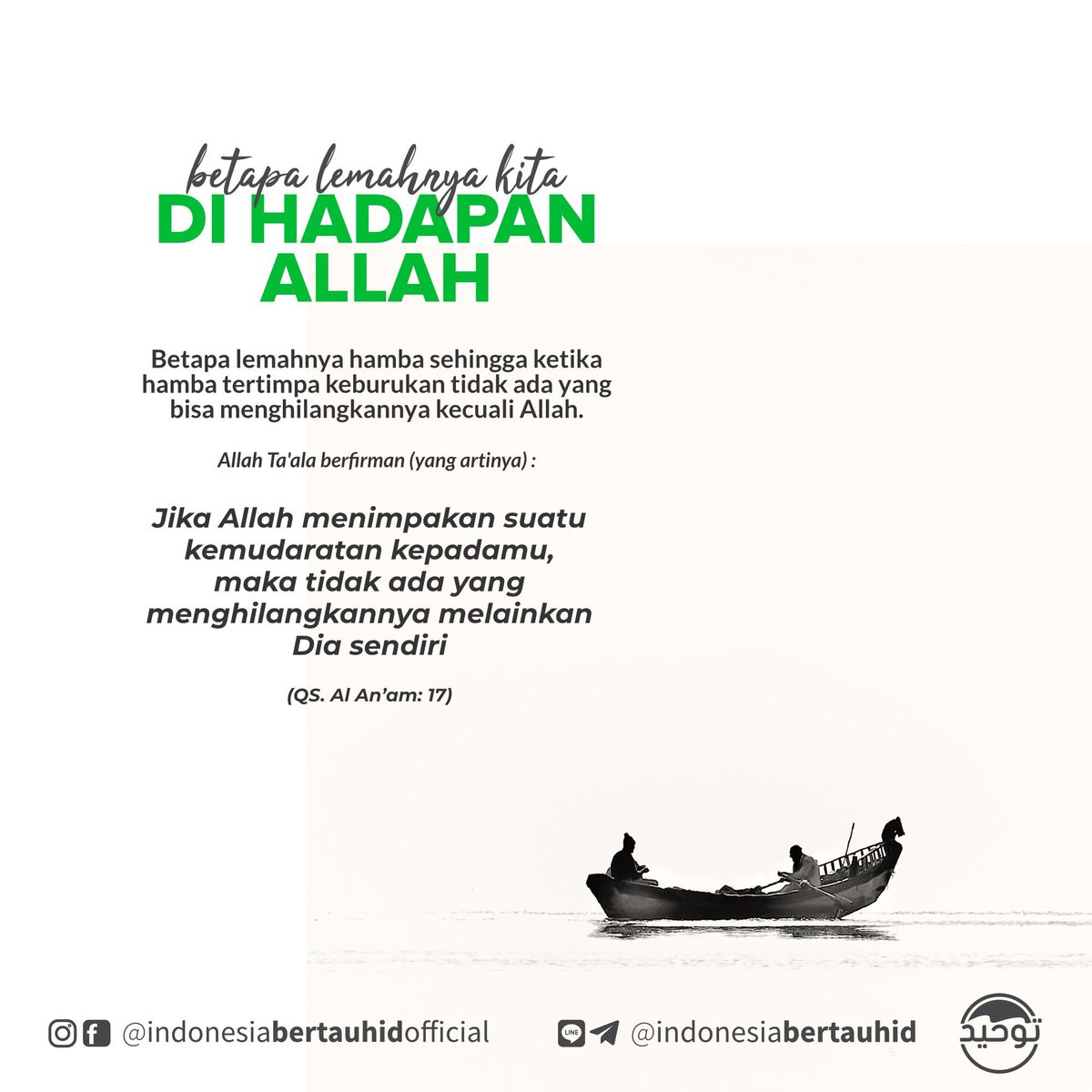 indonesiatauhid's tweet photo. Betapa Lemahnya Kita di Hadapan Allah https://t.co/9AEJfsBAhk