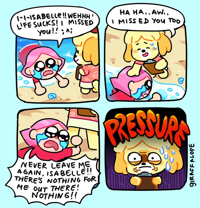 isabelle, you're gonna cure my depression, right?? ;;;;w;;;; 