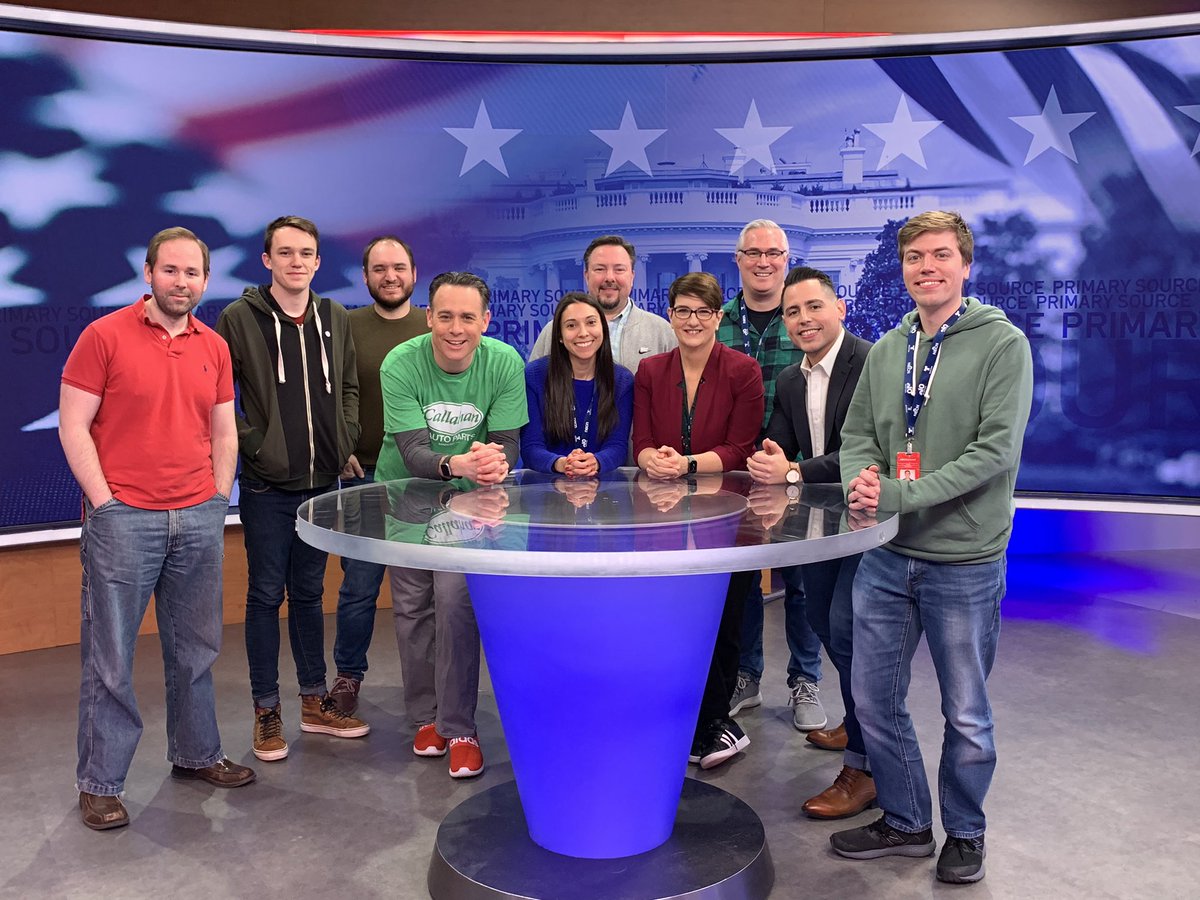 NECNprimary's tweet photo. That’s a wrap. Thank you to our amazing team (on camera and behind the scenes), but most importantly, thank you to our viewers. Thank you so much and thank you for watching #NECNPrimary https://t.co/8KILvVcw9c