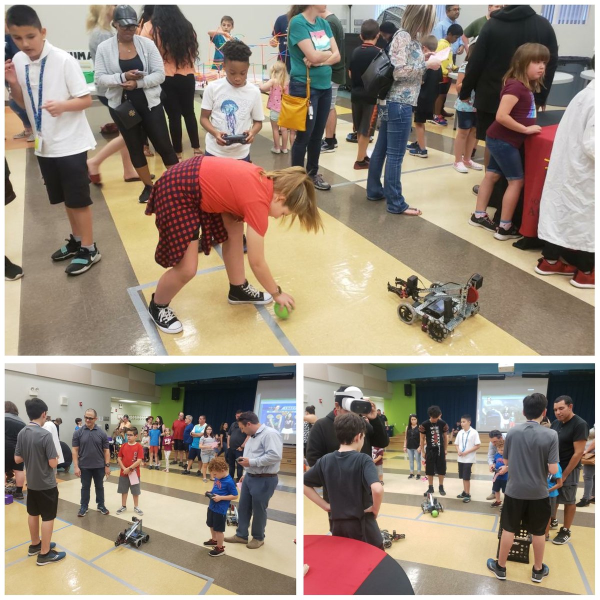 SouthSeminole21's tweet photo. Some of our Robotics Hurricanes attended STEAM Night at Red Bug Elementary School last night. #LEAD https://t.co/IlabQCtIdc