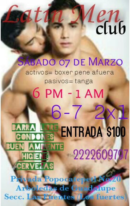 LatinMens's tweet photo. Hoy LATIN MEN'S CLUB ,desnudo total y mañana boxer pene fuera ! https://t.co/waobUrVGK8