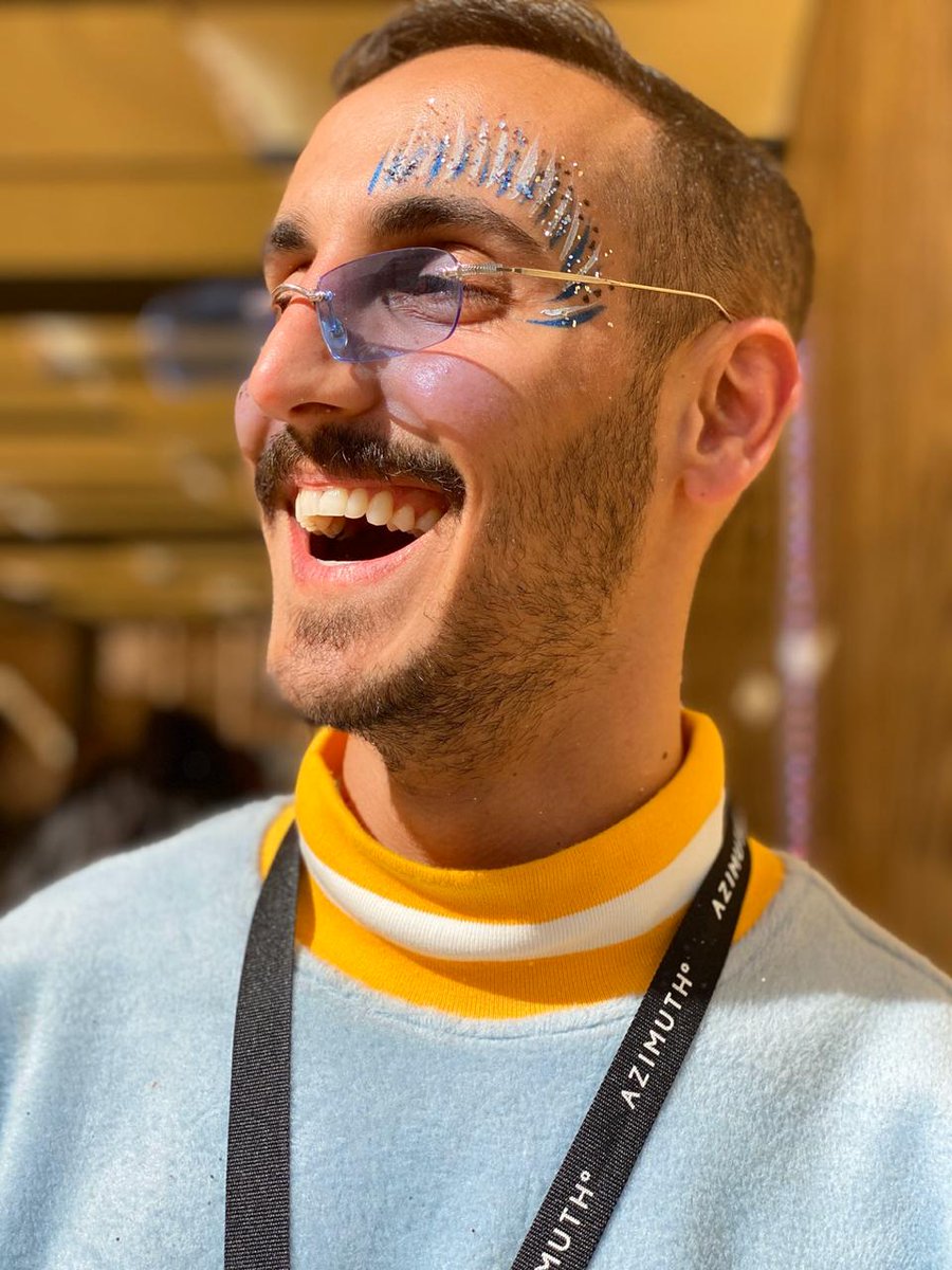 AzimuthFestival's tweet photo. @theglitterpeople came through with the exclusive Festival Makeup for Azimuth  🤩🙌🎉 #AzimuthFestival #TheGlitterPeople https://t.co/ETS6fWUGRE