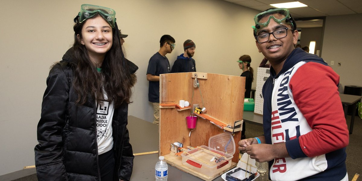 NJIT's tweet photo. The 2020 #NJScienceOlympiad was hosted by NJIT for the 14th consecutive year. Hundreds of students making up 43 teams from high schools & middle schools from throughout the state put their knowledge in STEM to the test in 19 hands-on activities.
Read: https://t.co/KBLrjhrsqM https://t.co/GwvQJgzNmS