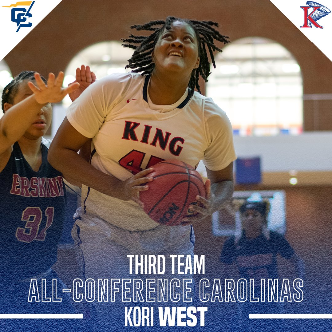 KingAthletics's tweet photo. Lee and West of @king_wbb earn All-@ConfCarolinas honors https://t.co/mLLFWllN52 #KingPride https://t.co/UabtKuIFIr
