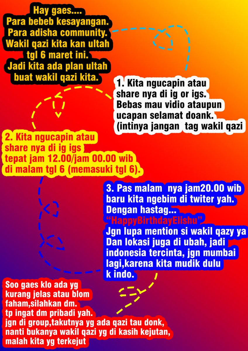 NitaNovianti25's tweet photo. 4M mengucapkan kpd be2b kesayangan yg gk bs gw sbutkn satu persatu,terimaksih bnget partisipasi nya n kekompakan nya, baik di IG maupun ngebom semalam..gk tau hrs brkata apa lg.intinya klian luar biasa. lope2 banyak tuk klian para be2b kesayangan.
@ElElisha2
#HappyBirthdayElishu https://t.co/YzeXBs1twx