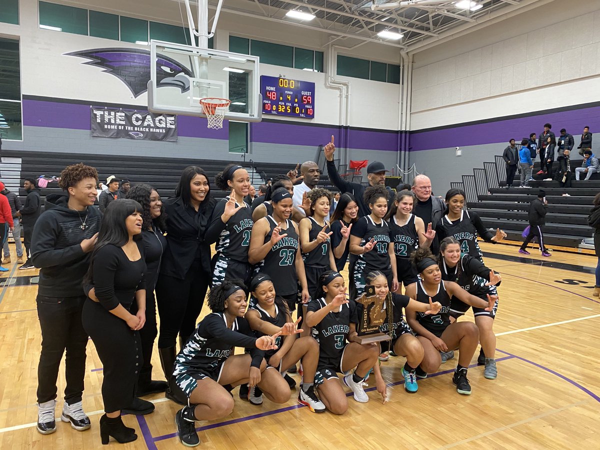 Congrats ⁦<a href="/wbgirlsbball/">West Bloomfield Girls Basketball</a>⁩ on a district championship!  #LakerNation is proud of you!  #OnlyWB