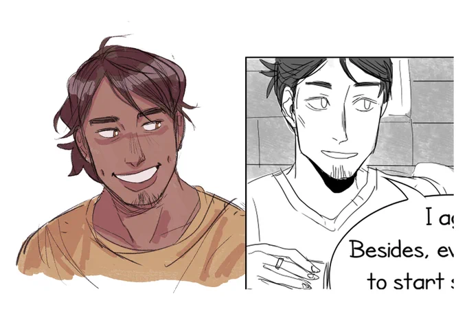 ill put these 2 secondary characters together bc i didnt really have anything planned for them but i like them and they look 10 times gayer now somehow idk why 