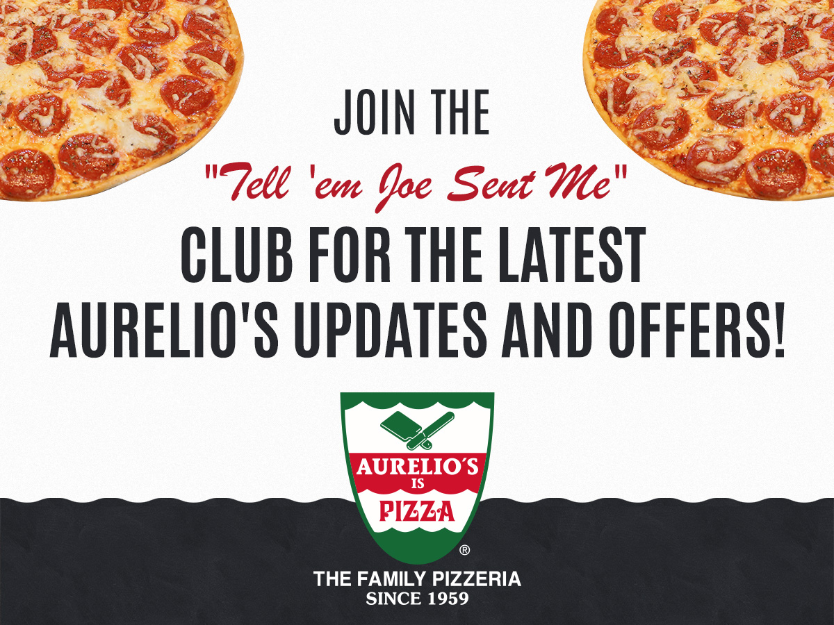 We can feel the warmer weather approaching, but delicious #AureliosPizza is still a favorite in the summer! Be among the first to hear about our specials and coupons by joining the #TellEmJoeSentMe Club TODAY at bit.ly/2jVxoGb  👍🍕 #LifeBeginsatAurelios #ChicagoPizza