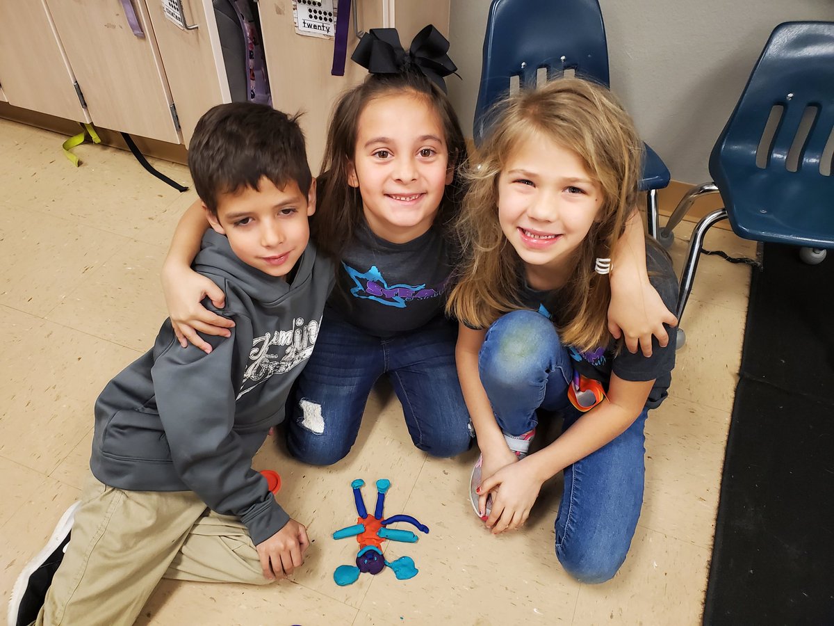 MrsEverett1st's tweet photo. Since we have been talking about character traits all week, we worked on empathy today! Then we used play doh to create a prototype to solve Wemberly's problem. The hardest part was listening to HER needs and not making what WE think she needs. #STEAMatstribling https://t.co/bIx3wdLGZC