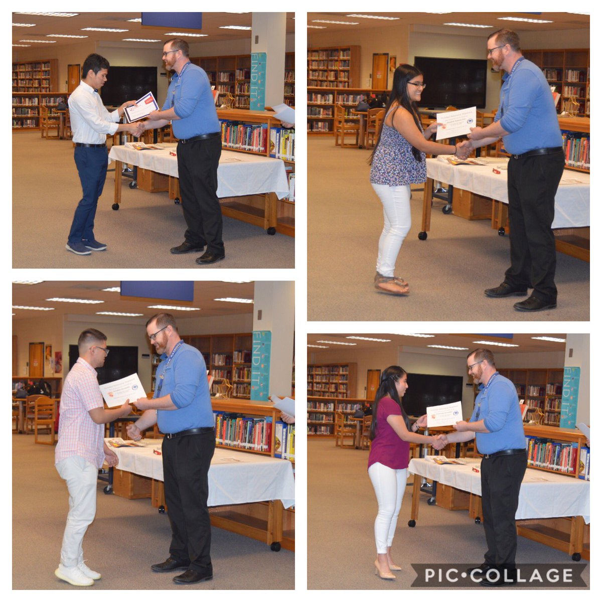 ProfeLCarrasco's tweet photo. Durante #nationalforeignlanguageweek hicimos nuestra ceremonia de inducción para las sociedades honorarias de lenguajes español, francés, alemán).  La sociedad honoraria hispánica tiene nuevos miembros! ¡Bien hecho, estudiantes! @shh_aatsp @shh_virginia @aeedwar2 @Park_View_HS https://t.co/UoOmhRYGul