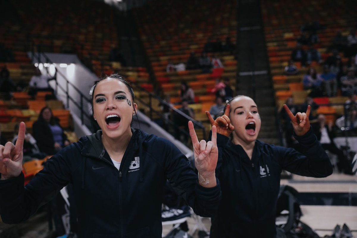 USUAthletics's tweet photo. 🤘🤘 

One more time with @Britjeppesen1 and @ellegolison‼️

#AggiesAllTheWay https://t.co/kfDYQbHFp3