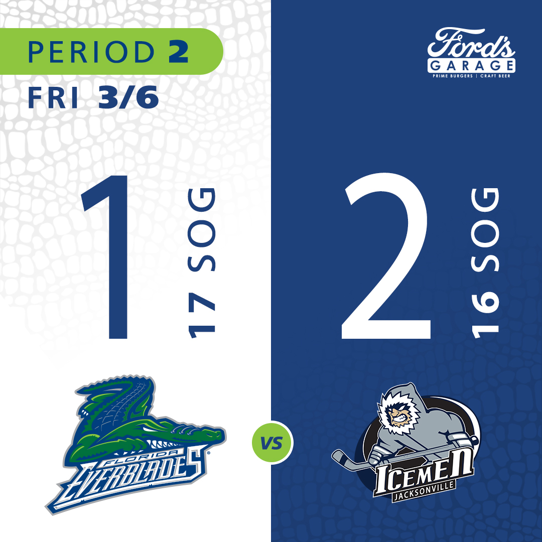 FL_Everblades's tweet photo. What happened in the 2nd...
We scored, but so did the icemen👎🏻
BUT another 20 min to look forward to
#GoBlades | #FLAvsJAX https://t.co/nz614OrG2n