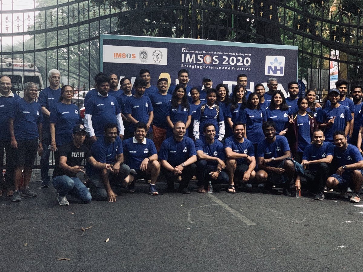 anandoncologist's tweet photo. #Walkathon with #cancersurvivors at #IMSOS 2020, #Bangalore ⁦⁦@docgulia⁩ ⁦@TweetsOrtho⁩ ⁦@OrthoToday⁩ ⁦⁦@venkymd⁩ https://t.co/MTrPciHDPm