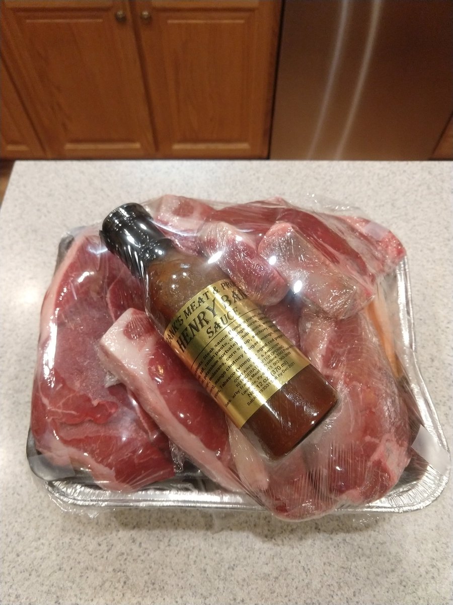 tvawryk's tweet photo. I won this fabulous MEAT prize at St. Stephen Martyr Catholic School Fish Fry during Lent. Talk about temptation👿 The cook out starts at 12:01 am. https://t.co/070i6ZIhWl