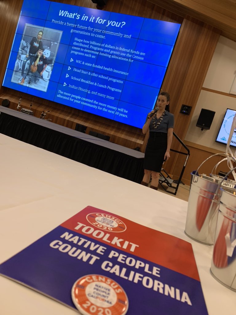 NativeCountCA's tweet image. Eliana O’Rourke @TheYurokTribe Complete Count Committee breaks down the #2020Census importance, safety, and increased accessibility for a #NativeCompleteCount! #NativePeopleCountCA