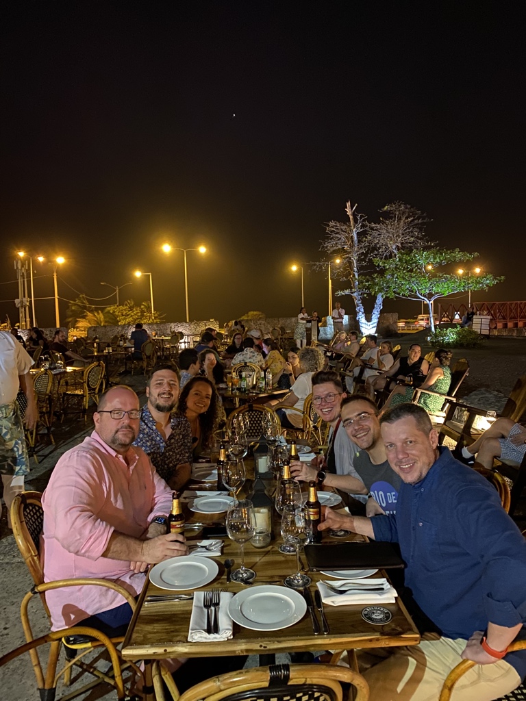 umanamd's tweet photo. The @Med_Utopia crew warming up for the @developingem pre-conference in Cartagena, Colombia...
It’s going to be awesome!
#DevelopingEM #DevEM2020 https://t.co/jLx6kWfsGo